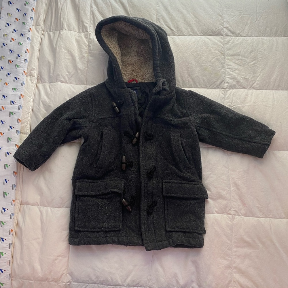 Gray coat baby gap!